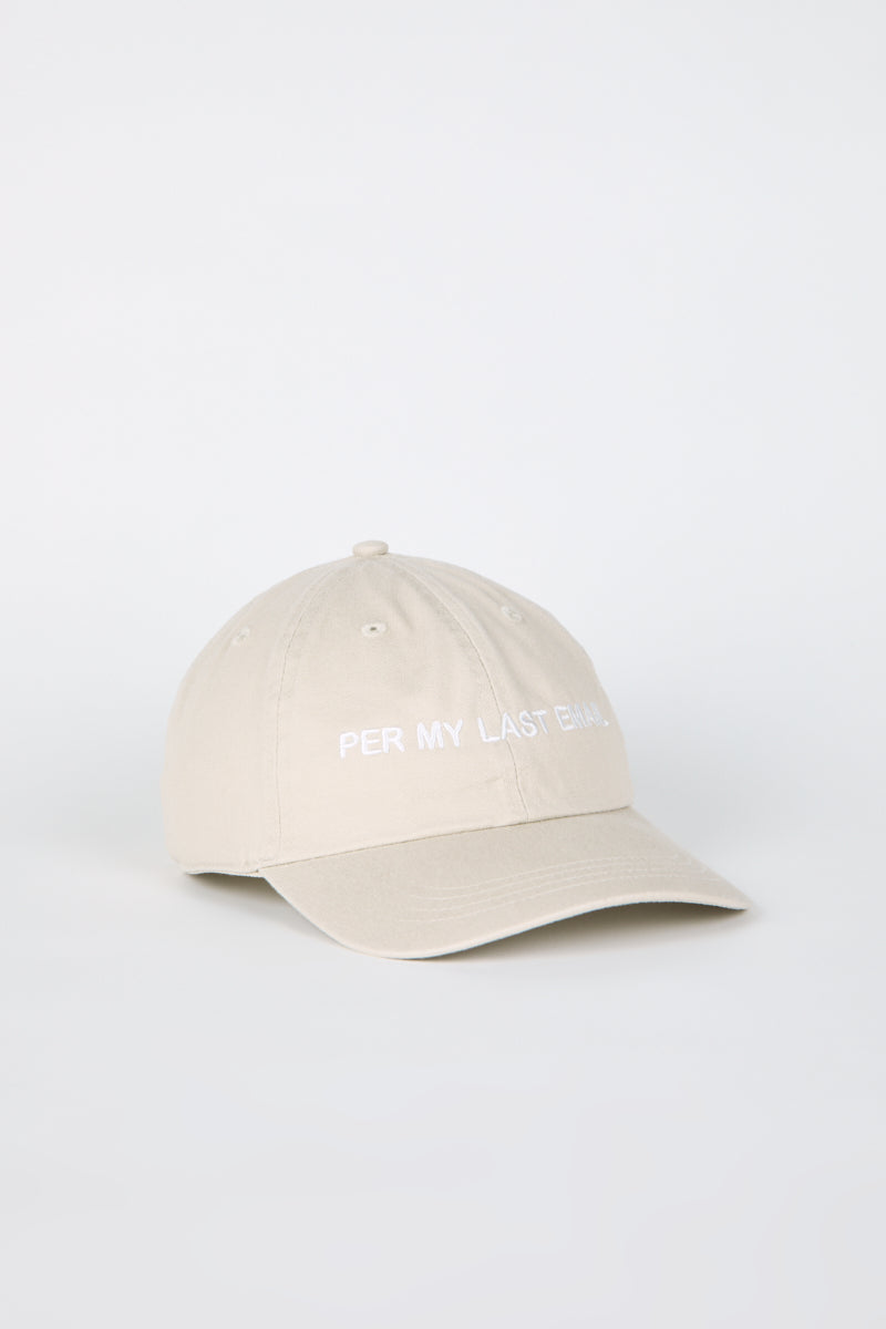 PER MY LAST Dad Cap Sand/White - Intentionally Blank,SAND WHITE