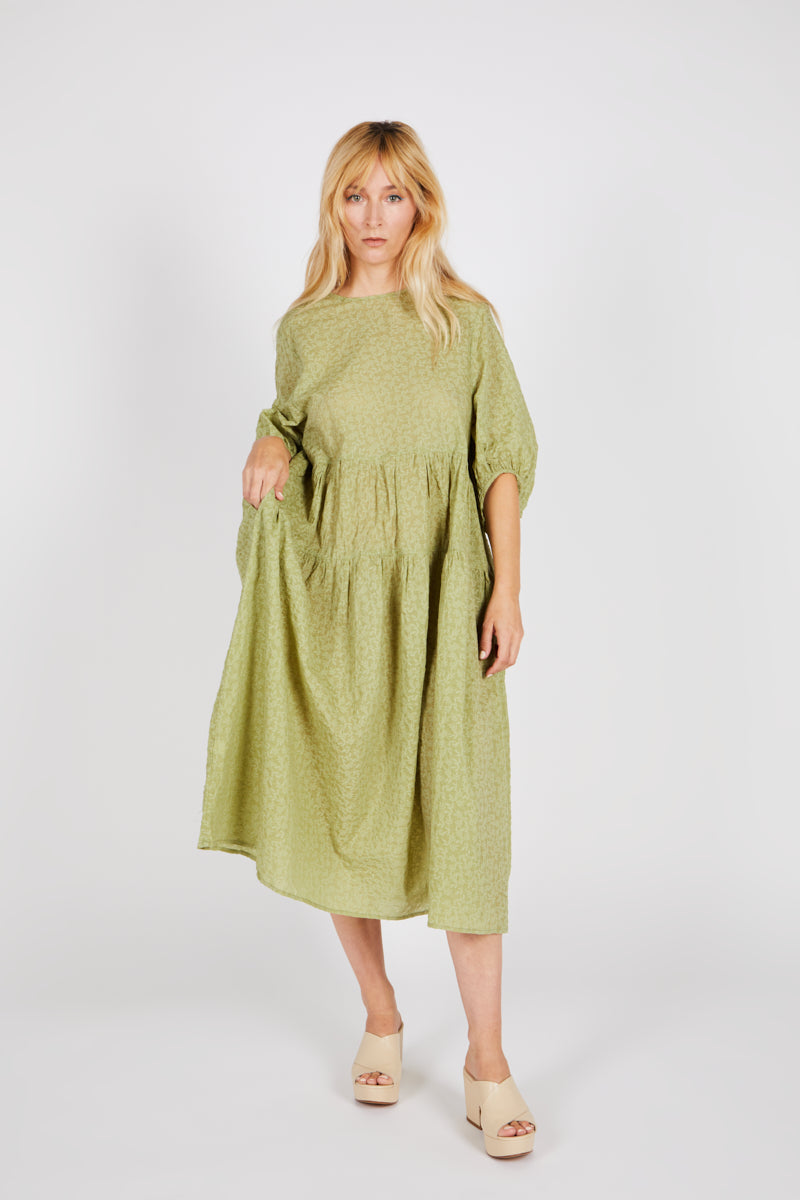 COLLIN DRESS green - Intentionally Blank, GREEN