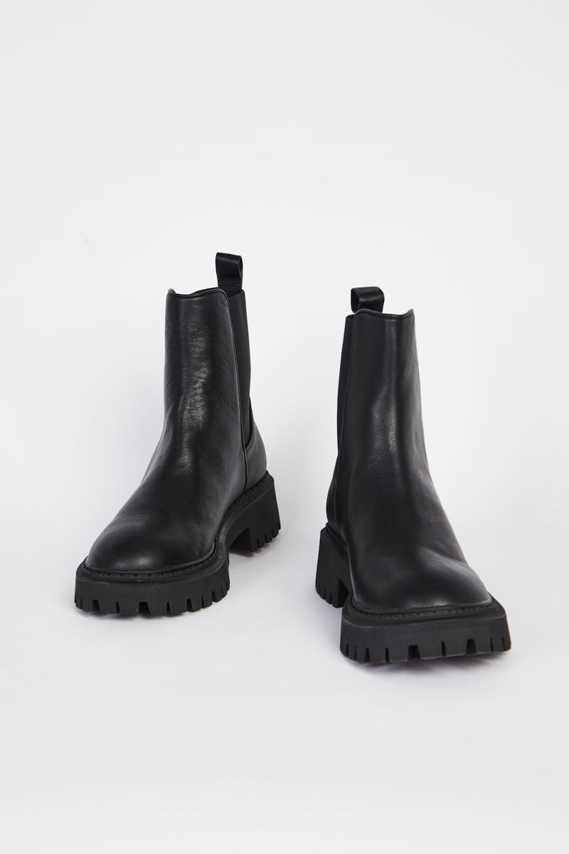 GUIDED PULL ON BOOT Black - Intentionally Blank,BLACK