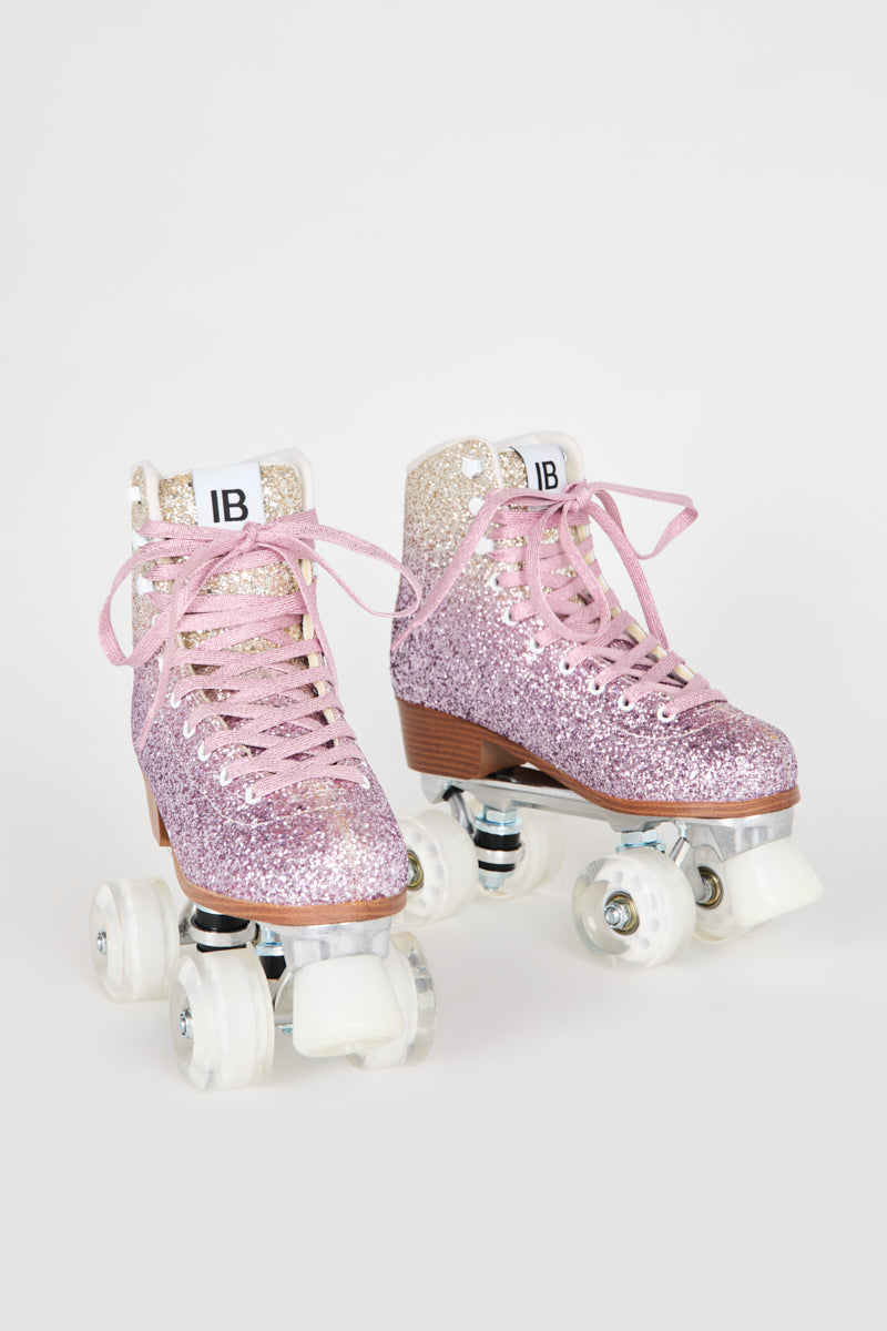 PRE-PARTY ROLLER SKATE LILAC GLITTER - Intentionally Blank,LLILAC
