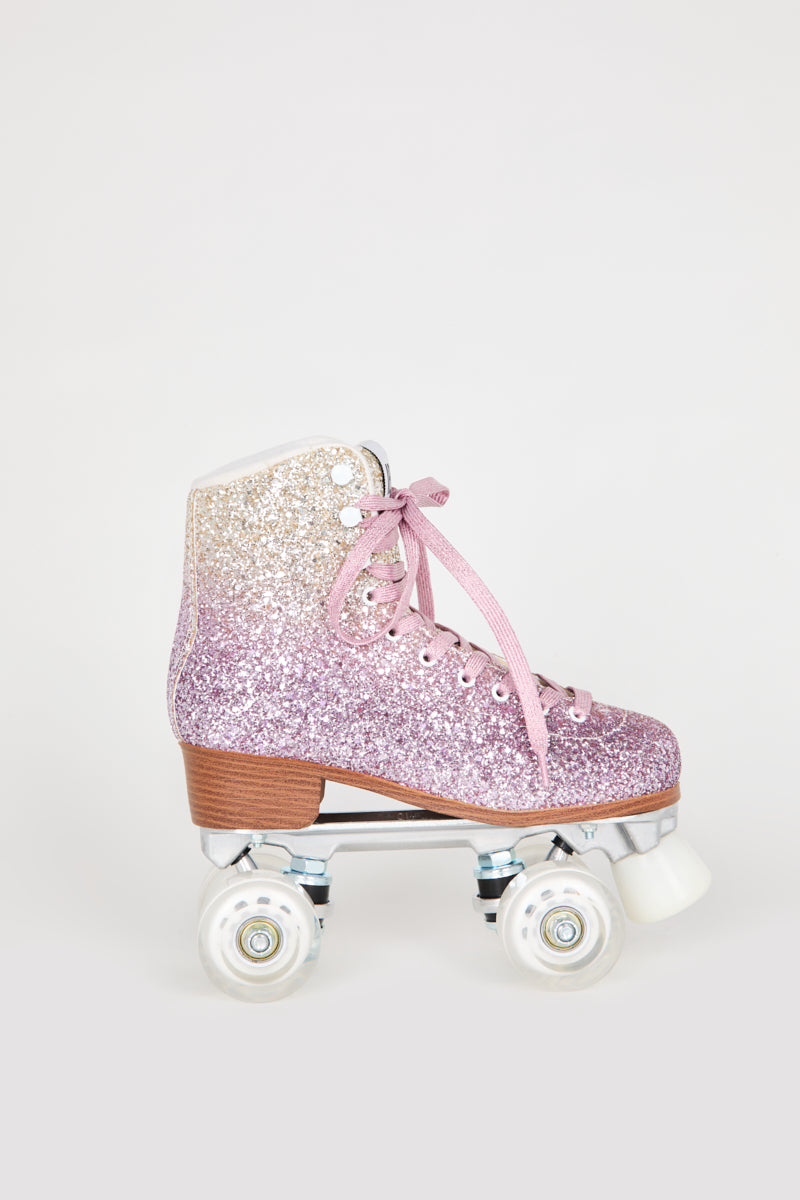 PRE-PARTY ROLLER SKATE LILAC GLITTER - Intentionally Blank,LILAC