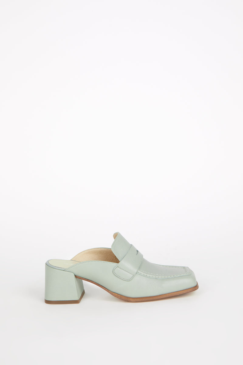 PROF HEELED LOAFER storm - Intentionally Blank,STORM