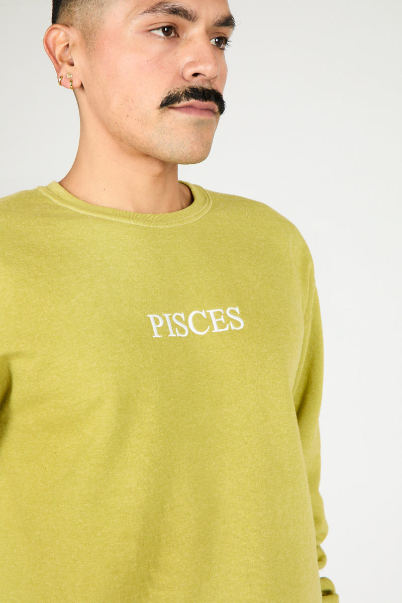 PISCES ZODIAC PULLOVER - Intentionally Blank,MARIGOLD'