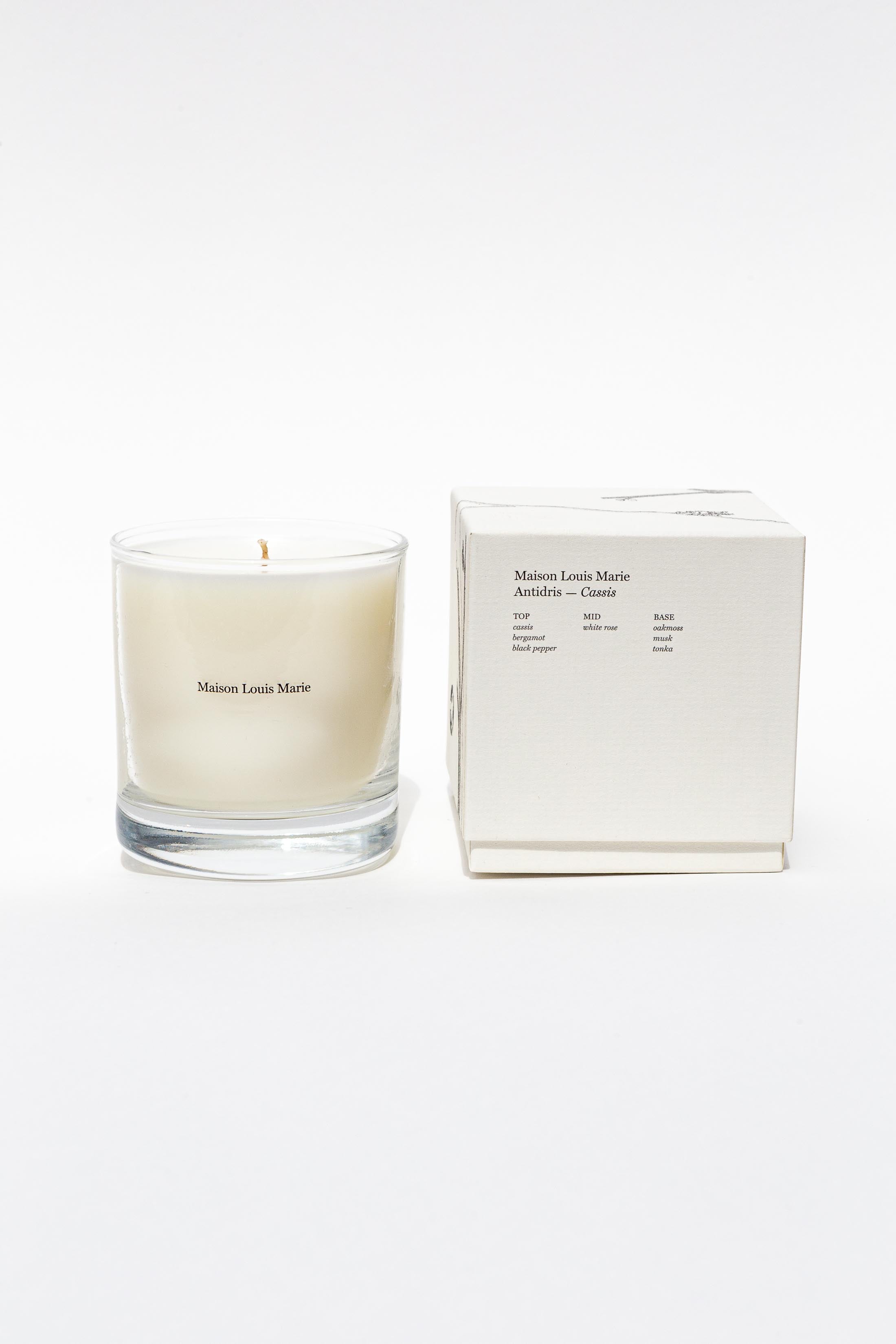 ANTIDRIS CASSIS Candle - Intentionally Blank