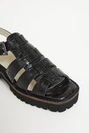 HADDIE DAD SANDAL  Black - Intentionally Blank,BLACK