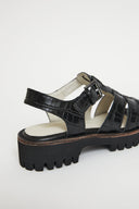 HADDIE DAD SANDAL  Black - Intentionally Blank,BLACK