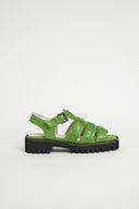 HADDIE DAD SANDAL Apple Green - Intentionally Blank,APPLE GREEN