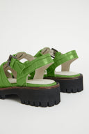 HADDIE DAD SANDAL Apple Green - Intentionally Blank,APPLE GREEN