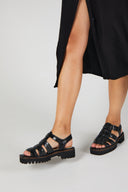 HADDIE DAD SANDAL  Black - Intentionally Blank,BLACK