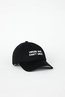 SO HARSH CHER Dad Cap Black/White - Intentionally Blank,BLACK WHITE