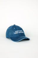 CAN'T EVEN THINK STRAIGHT Dad Cap Denim/White - Intentionally Blank, DENIM WHITE