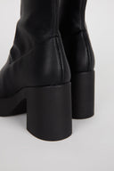 MARLOWE PLATFORM BOOT Black Vegan - Intentionally Blank