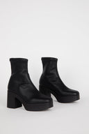 MARLOWE PLATFORM BOOT Black Vegan - Intentionally Blank