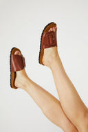 CLARICE SANDAL Chestnut - Intentionally Blank,CHESTNUT