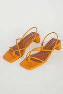 FREYA HEELED SANDAL Mandarin - Intentionally Blank,MANDARIN