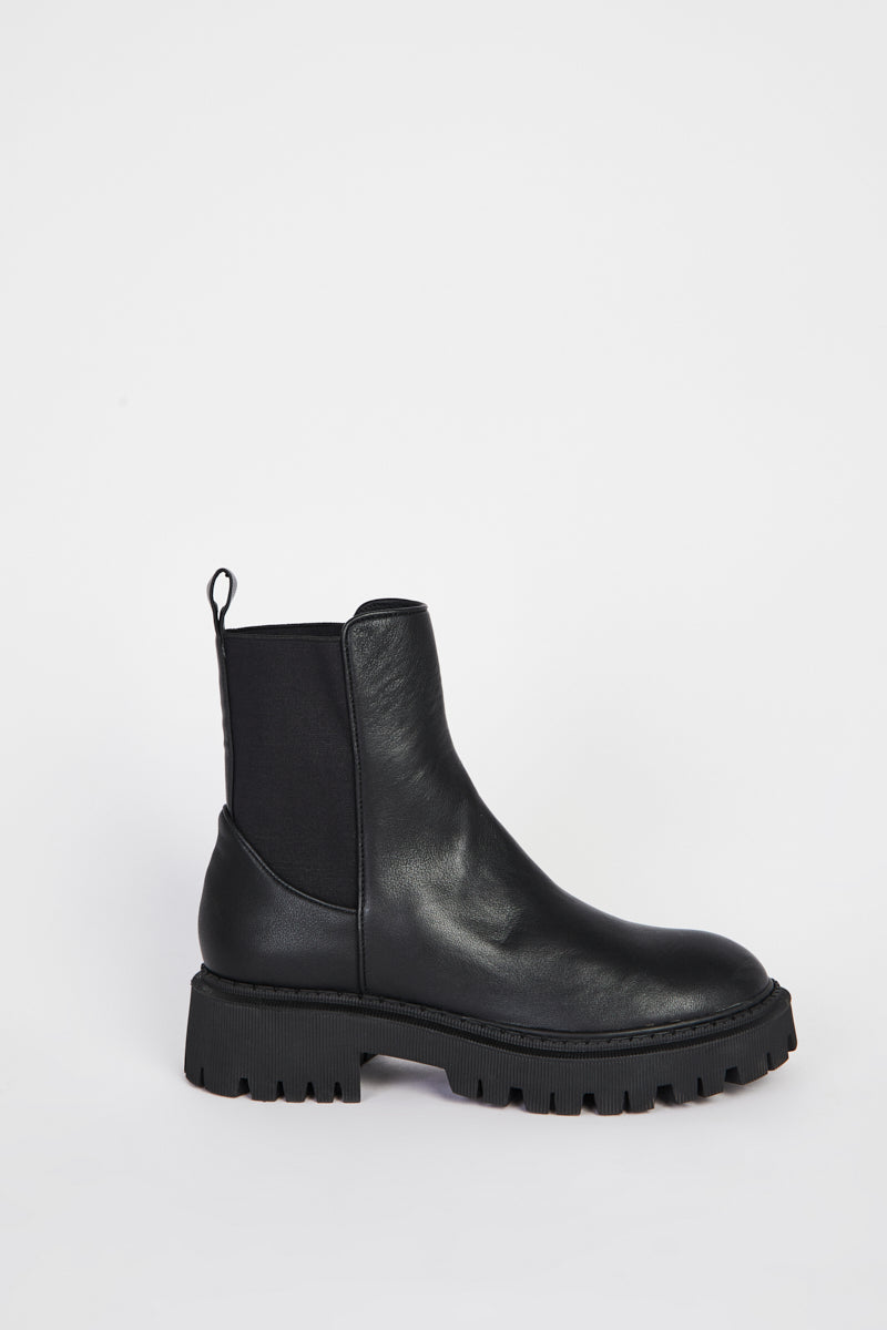 GUIDED PULL ON BOOT Black - Intentionally Blank,BLACK