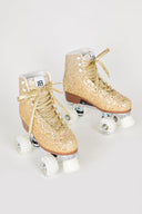 PRE-PARTY ROLLER SKATE GOLD GLITTER - Intentionally Blank,GOLD