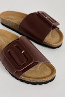 CLARICE SANDAL Chestnut - Intentionally Blank,CHESTNUT