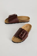 CLARICE SANDAL Chestnut - Intentionally Blank,CHESTNUT