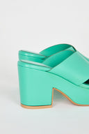 DAME HEELED PLATFORM Jade - Intentionally Blank,JADE