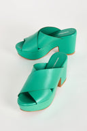 DAME HEELED PLATFORM Jade - Intentionally Blank,JADE