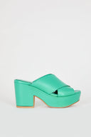 DAME HEELED PLATFORM Jade - Intentionally Blank,JADE