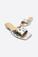 SADIE METALLIC SANDAL