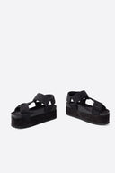 ZONA BLACK SOLE PLATFORM SANDAL