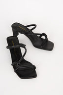 WILLOW HEELED SANDAL Black - Intentionally Blank, BLACK