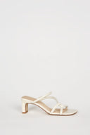 WILLOW HEELED SANDAL Cream - Intentionally Blank,CREAM