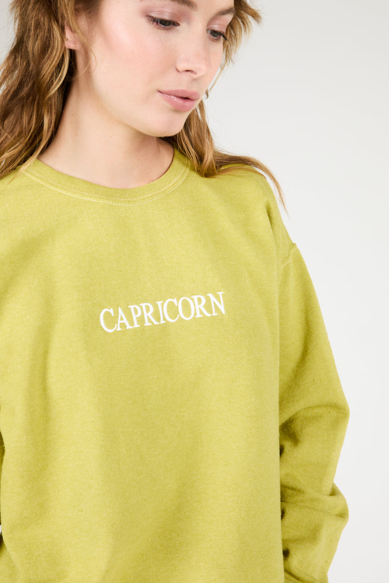 CAPRICORN ZODIAC PULLOVER - Intentionally Blank, MARIGOLD