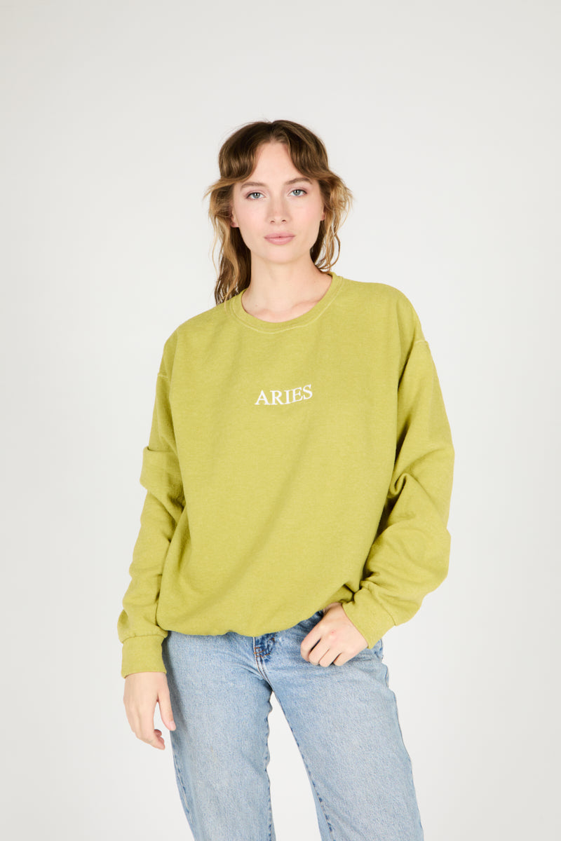 ARIES ZODIAC PULLOVER - Intentionally Blank, MARIGOLD