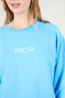 PISCES ZODIAC PULLOVER - Intentionally Blank,MYKONOS BLUE