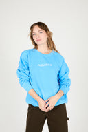 AQUARIUS ZODIAC PULLOVER - Intentionally Blank, MYKONOS BLUE