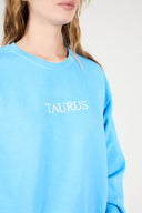 TAURUS ZODIAC PULLOVER - Intentionally Blank, MYKONOS BLUE