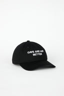 LOVE MY GAYS Dad Cap Black/White - Intentionally Blank,BLACK WHITE