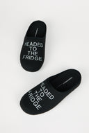 LATE NIGHT SNACK SLIPPER BLACK - Intentionally Blank