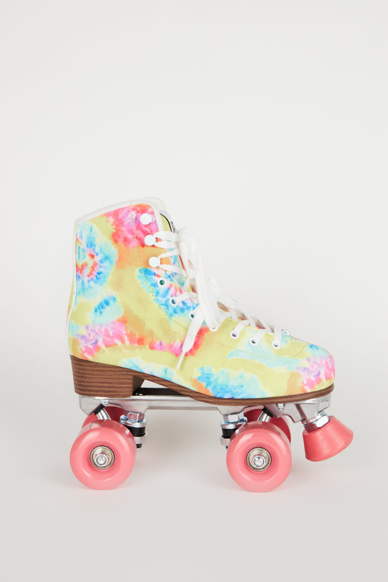 TRIPPY ROLLER SKATE Yellow Tie Dye - Intentionally Blank