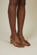 WILLOW HEELED SANDAL Toffee - Intentionally Blank